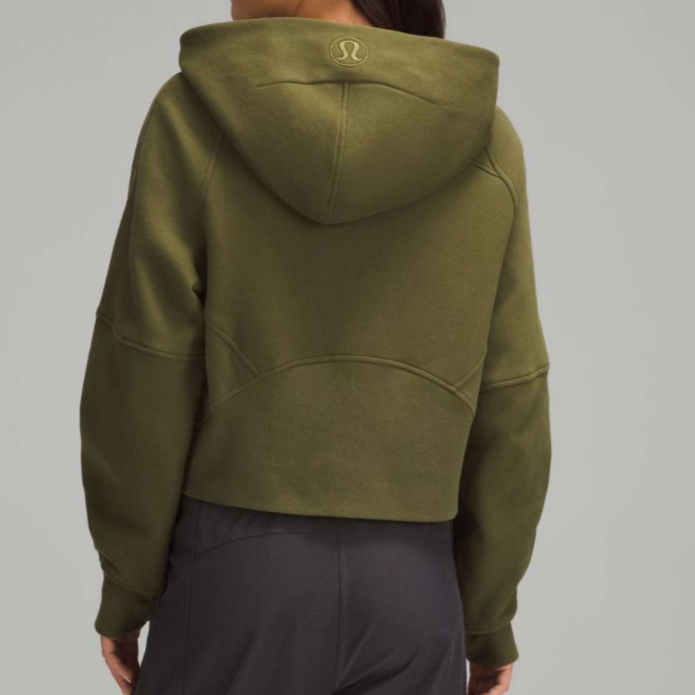 Lululemon Scuba Oversized Full-Zip Hoodie Ether Green Size XS/S - Picture 5 of 16